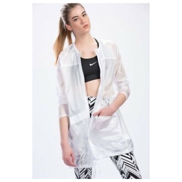 nike windbreaker clear